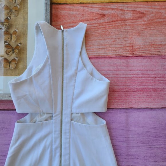 Elizabeth and James White Lela Sleeveless Cutout Pencil Sheath Dress 6 - Picture 10 of 12